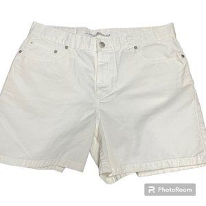 Tommy Hilfiger Vintage White Shorts High Waist Mom Never worn sz 10